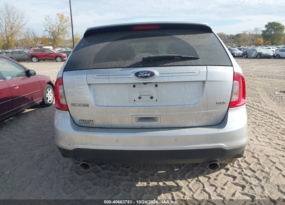 2013 FORD EDGE SEL VIN: 2FMDK3JCXDBE24114