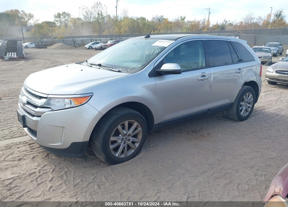 2013 FORD EDGE SEL VIN: 2FMDK3JCXDBE24114