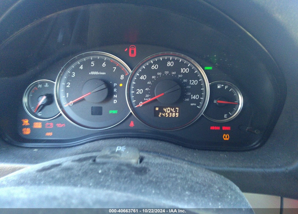 2009 SUBARU OUTBACK 2.5I VIN: 4S4BP61C897330923