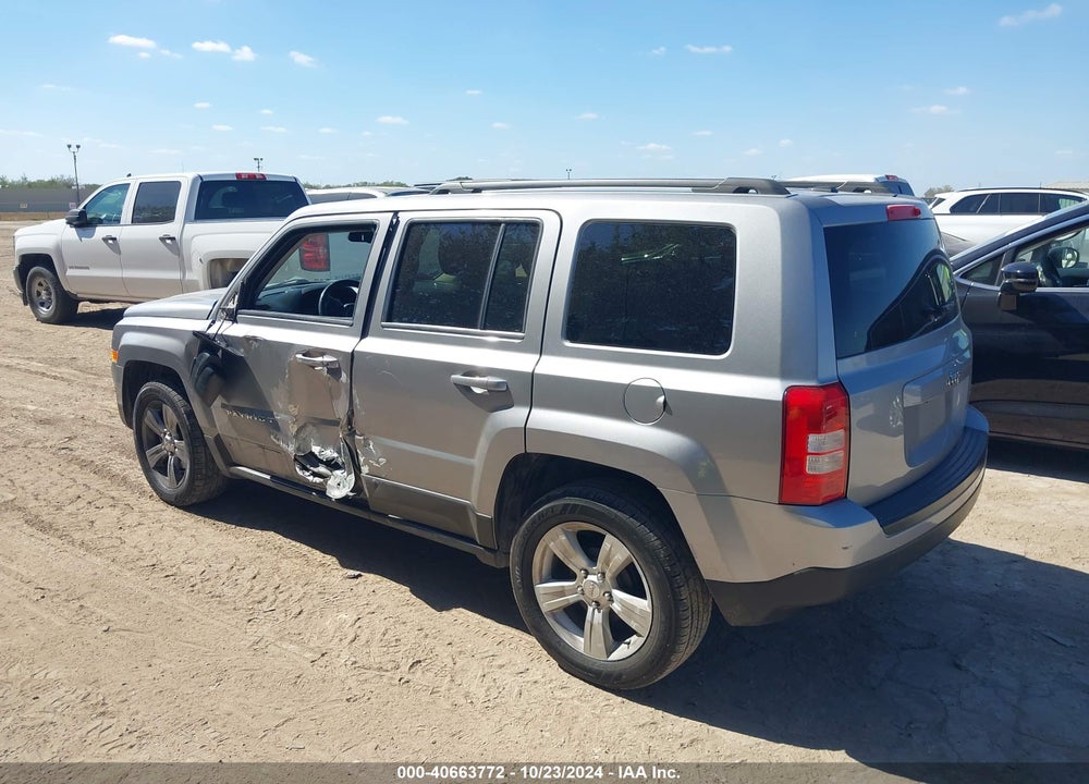 2016 JEEP PATRIOT LATITUDE VIN: 1C4NJPFA0GD647917