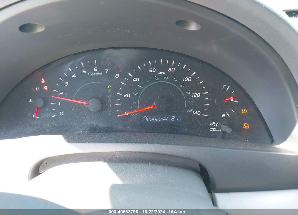 2009 TOYOTA CAMRY LE VIN: 4T1BE46K19U402931