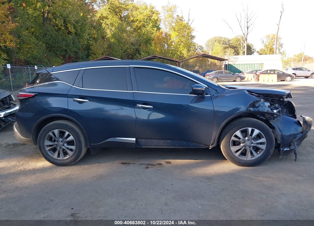 2015 NISSAN MURANO SV VIN: 5N1AZ2MG8FN243883