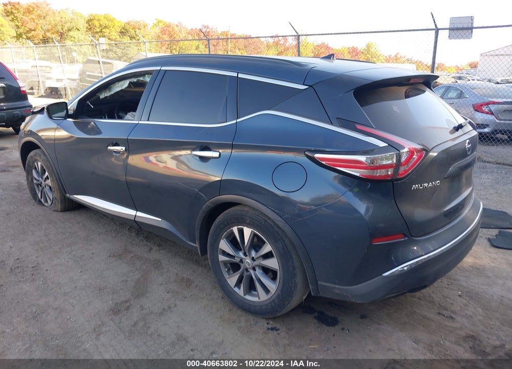 2015 NISSAN MURANO SV VIN: 5N1AZ2MG8FN243883