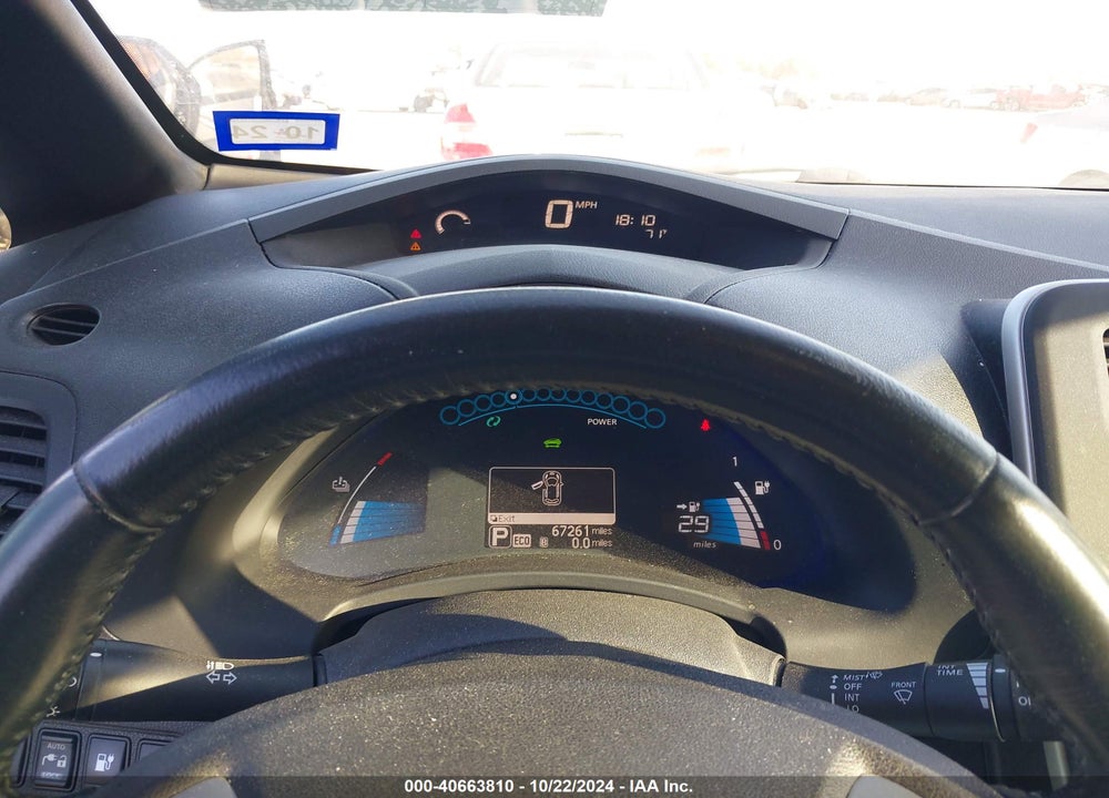 2013 NISSAN LEAF S VIN: 1N4AZ0CP7DC413840