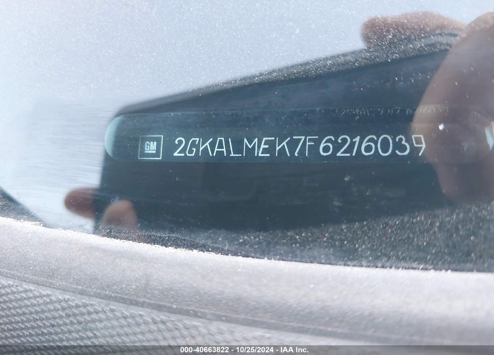 2015 GMC TERRAIN SLE-1 VIN: 2GKALMEK7F6216039
