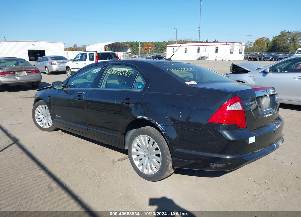 2012 FORD FUSION HYBRID VIN: 3FADP0L37CR450306