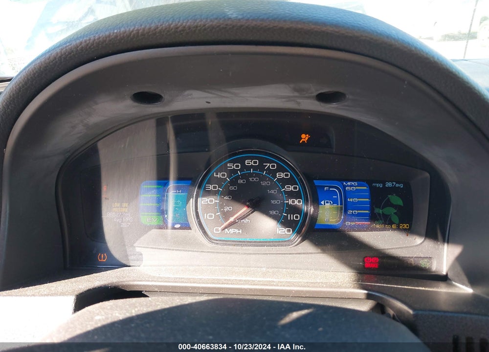 2012 FORD FUSION HYBRID VIN: 3FADP0L37CR450306