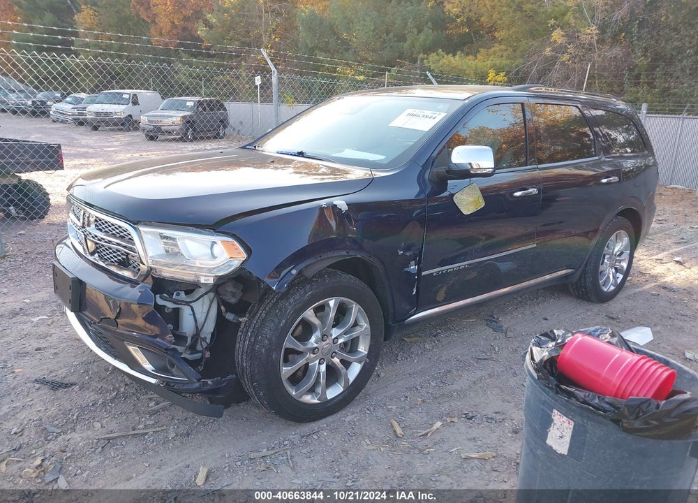 2016 DODGE DURANGO CITADEL VIN: 1C4RDJEG1GC341150