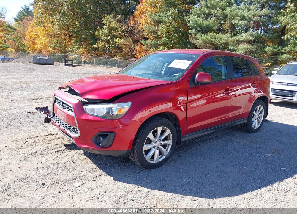 2014 MITSUBISHI OUTLANDER SPORT ES VIN: 4A4AR3AU0EE017154
