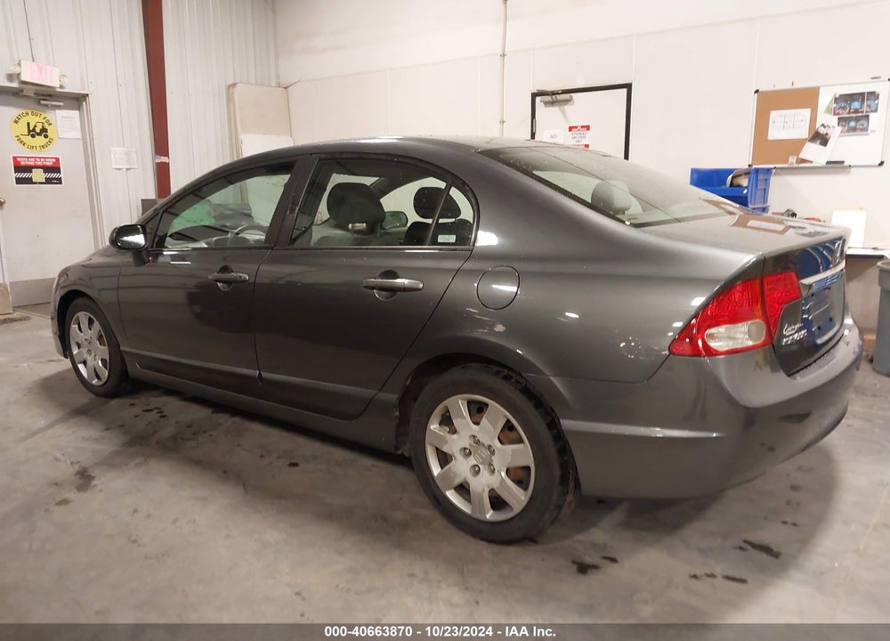 2009 HONDA CIVIC LX VIN: 19XFA16509E041149