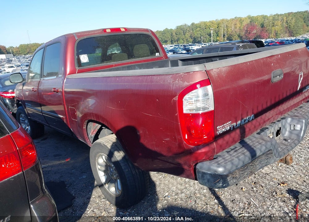 2005 TOYOTA TUNDRA SR5 V8 VIN: 5TBET34155S486965