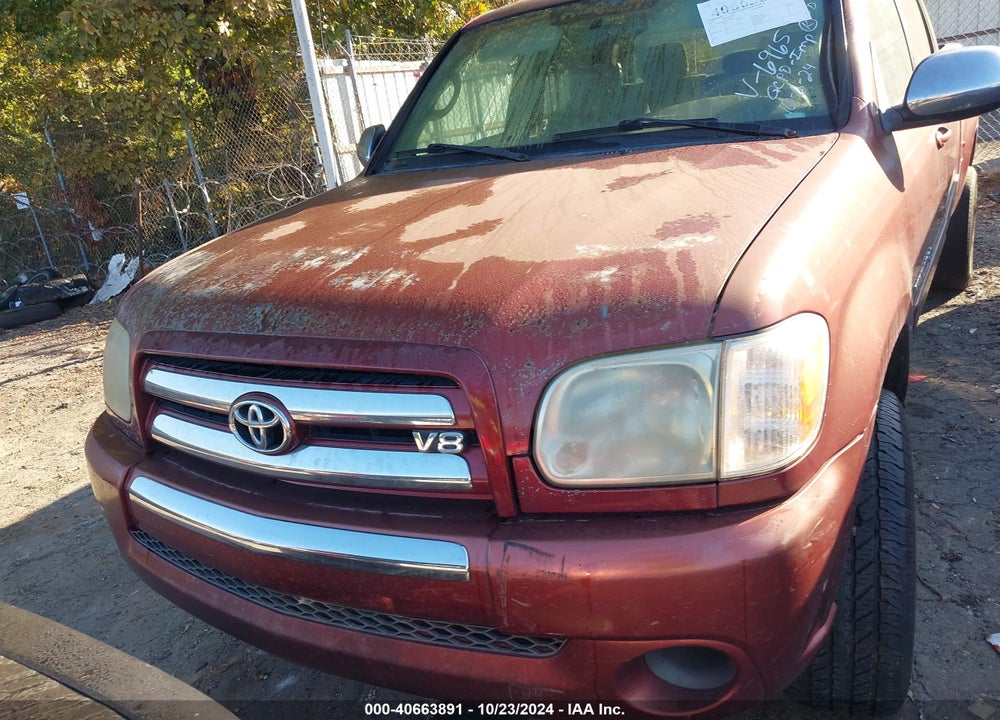 2005 TOYOTA TUNDRA SR5 V8 VIN: 5TBET34155S486965