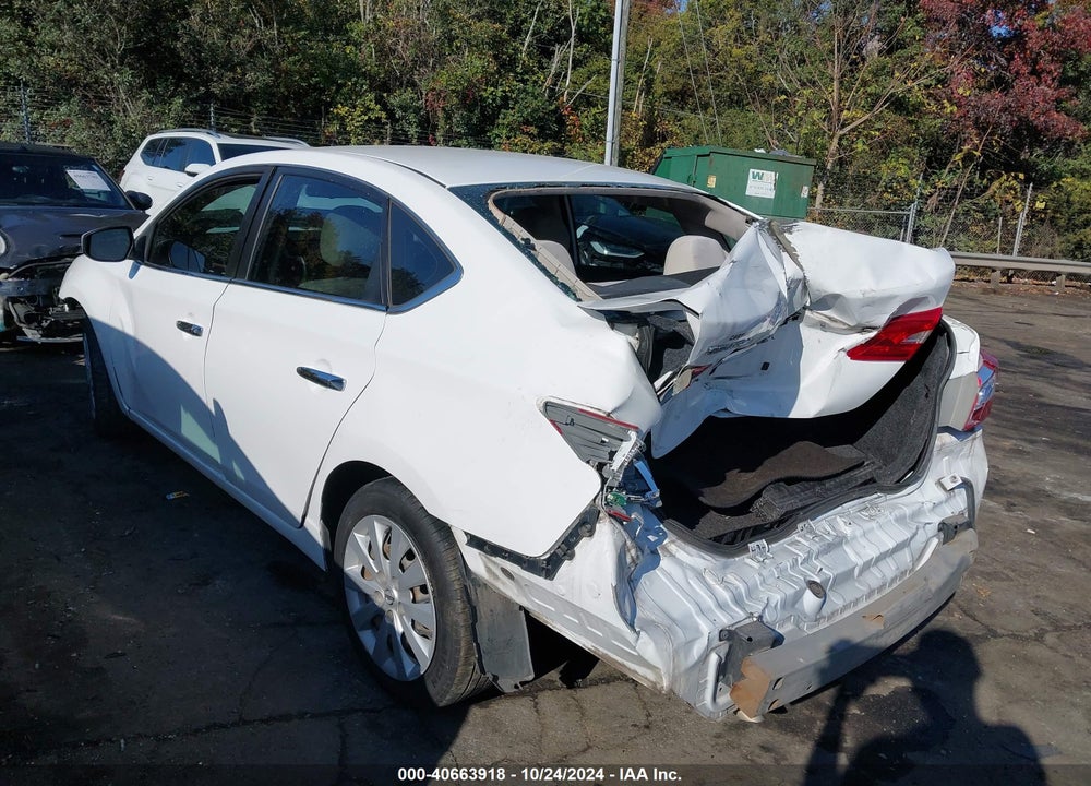2017 NISSAN SENTRA S VIN: 3N1AB7AP9HY285899