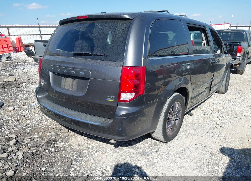 2017 DODGE GRAND CARAVAN SXT VIN: 2C4RDGCG6HR760819