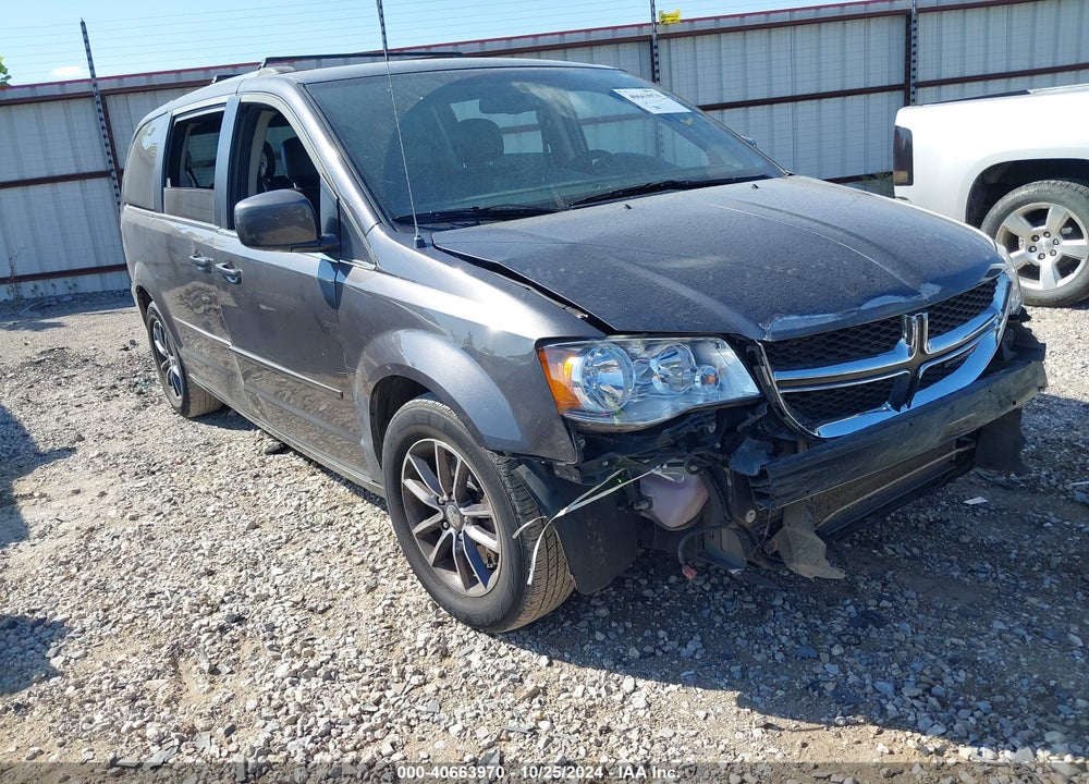 2017 DODGE GRAND CARAVAN SXT VIN: 2C4RDGCG6HR760819