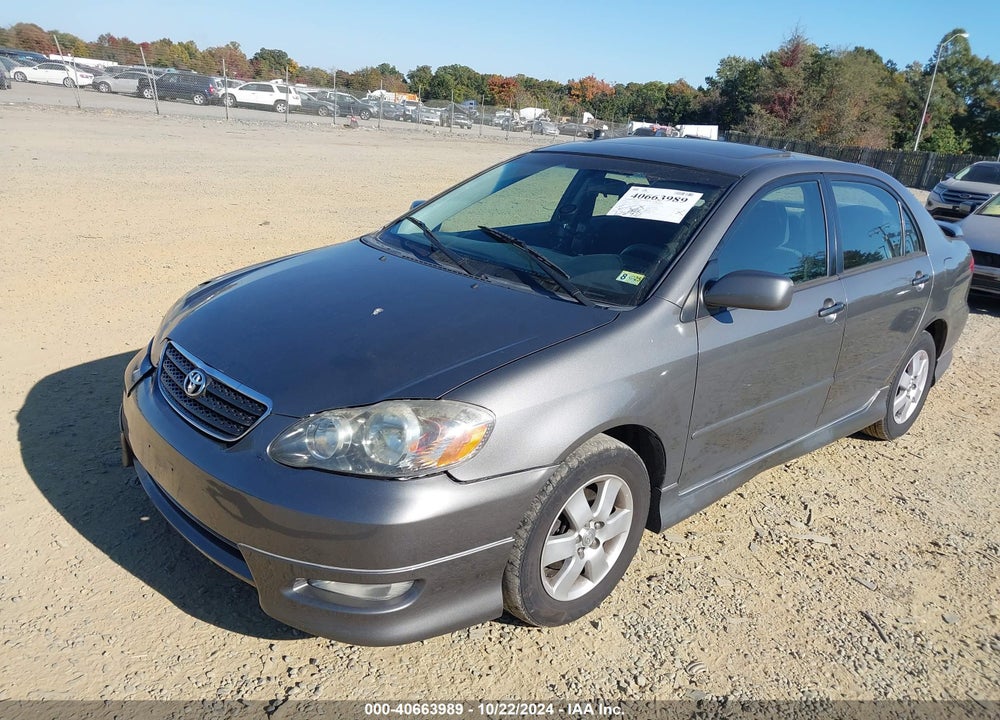 2008 TOYOTA COROLLA S VIN: 2T1BR32E78C885372