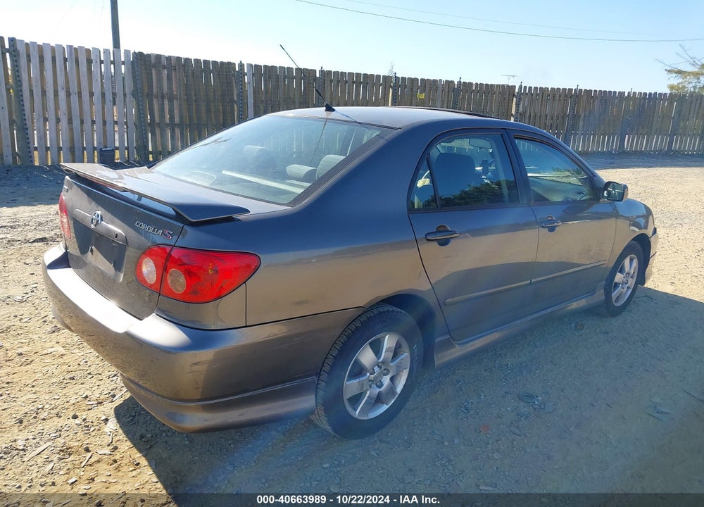 2008 TOYOTA COROLLA S VIN: 2T1BR32E78C885372
