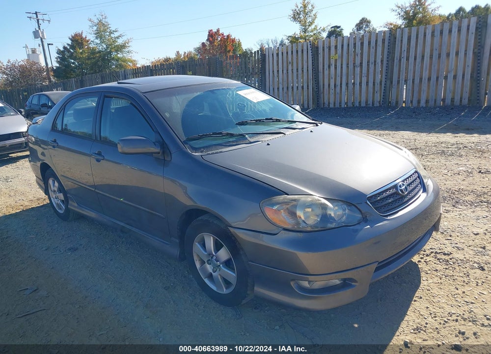 2008 TOYOTA COROLLA S VIN: 2T1BR32E78C885372