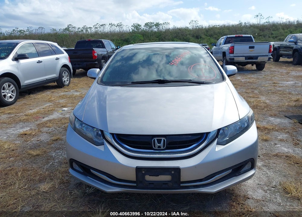 2013 HONDA CIVIC HYBRID VIN: 19XFB4F32DE002911