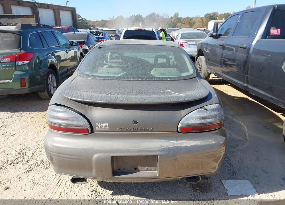 2002 PONTIAC GRAND PRIX GT VIN: 1G2WP12K42F164253