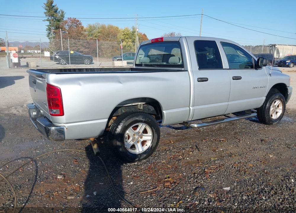 2006 DODGE RAM 1500 SLT/TRX4 OFF ROAD/SPORT VIN: 1D7HU18N16J128012