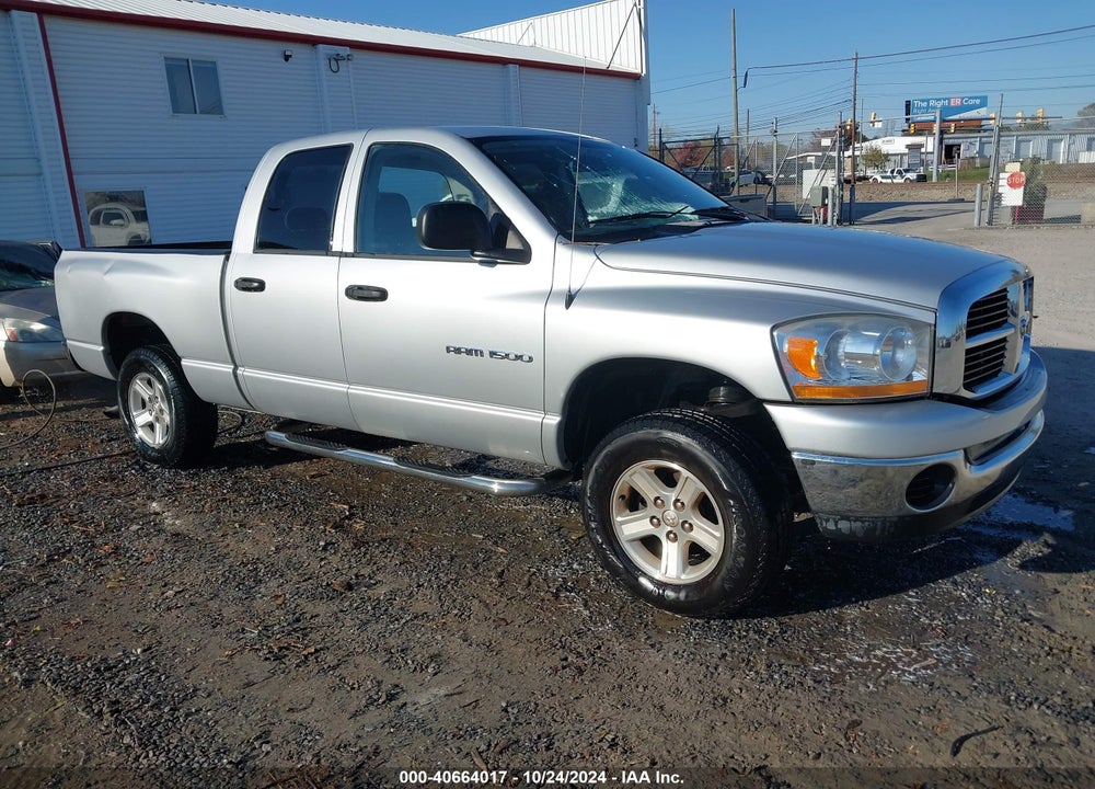 2006 DODGE RAM 1500 SLT/TRX4 OFF ROAD/SPORT VIN: 1D7HU18N16J128012