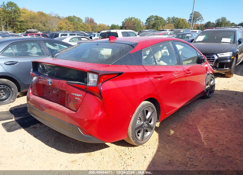 2022 TOYOTA PRIUS XLE VIN: JTDKAMFU3N3153713