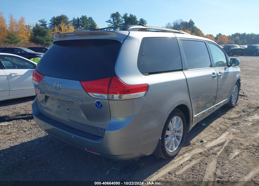 2012 TOYOTA SIENNA XLE LIMITED VIN: 5TDDK3DC7CS046668
