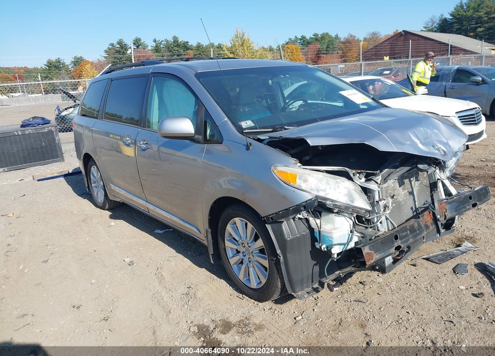 2012 TOYOTA SIENNA XLE LIMITED VIN: 5TDDK3DC7CS046668