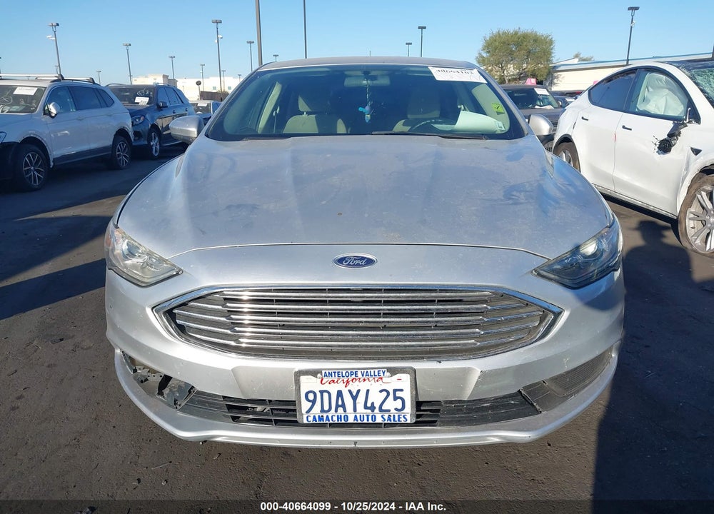 2017 FORD FUSION SE VIN: 3FA6P0H76HR160098