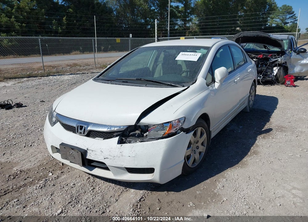 2010 HONDA CIVIC LX VIN: 2HGFA1F50AH537675