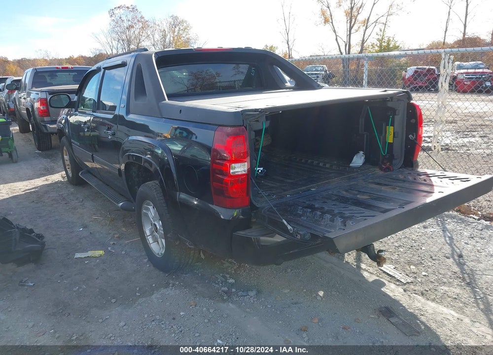 2009 CHEVROLET AVALANCHE 1500 LT2 VIN: 3GNFK22029G221886