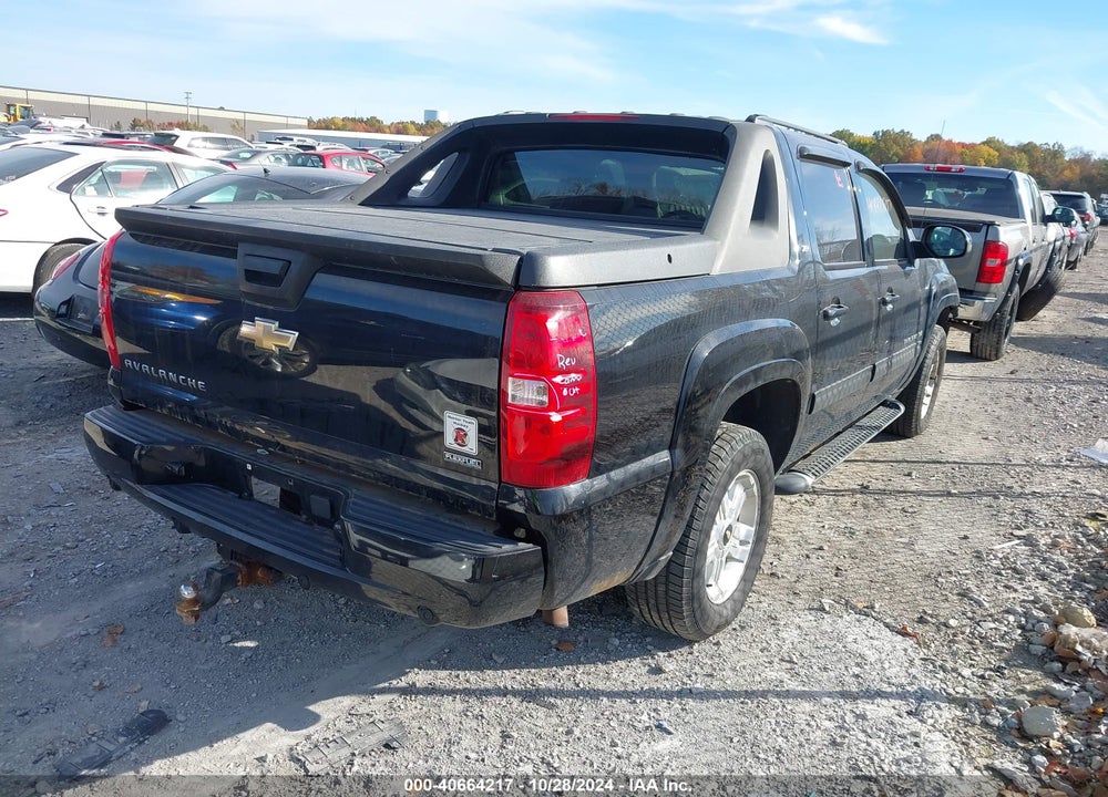 2009 CHEVROLET AVALANCHE 1500 LT2 VIN: 3GNFK22029G221886