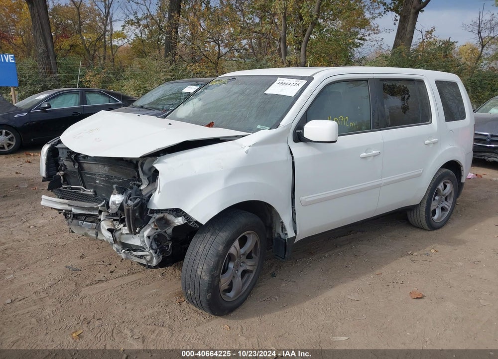 2012 HONDA PILOT EX-L VIN: 5FNYF4H51CB083923