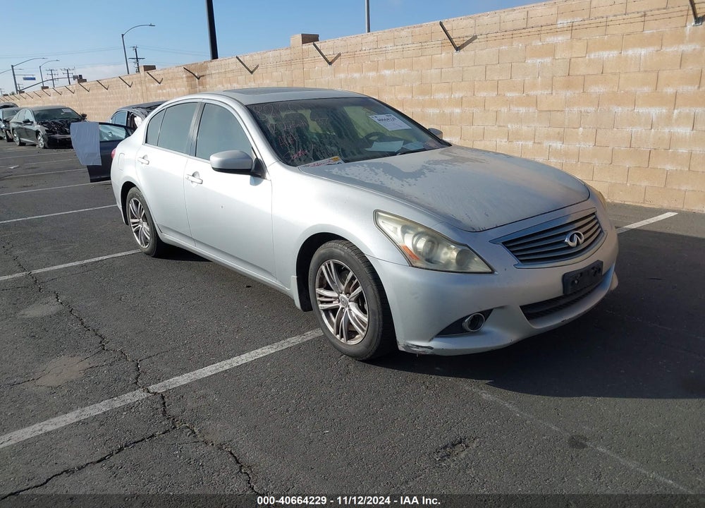 2012 INFINITI G37 JOURNEY VIN: JN1CV6APXCM932090