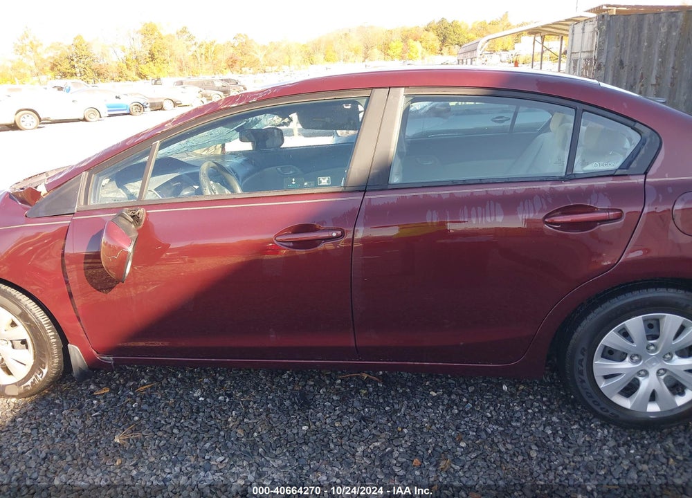 2012 HONDA CIVIC SDN LX VIN: 2HGFB2F51CH515416