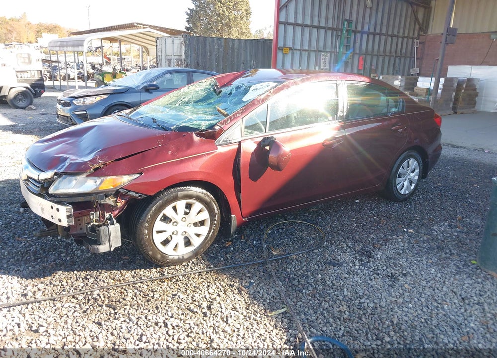 2012 HONDA CIVIC SDN LX VIN: 2HGFB2F51CH515416