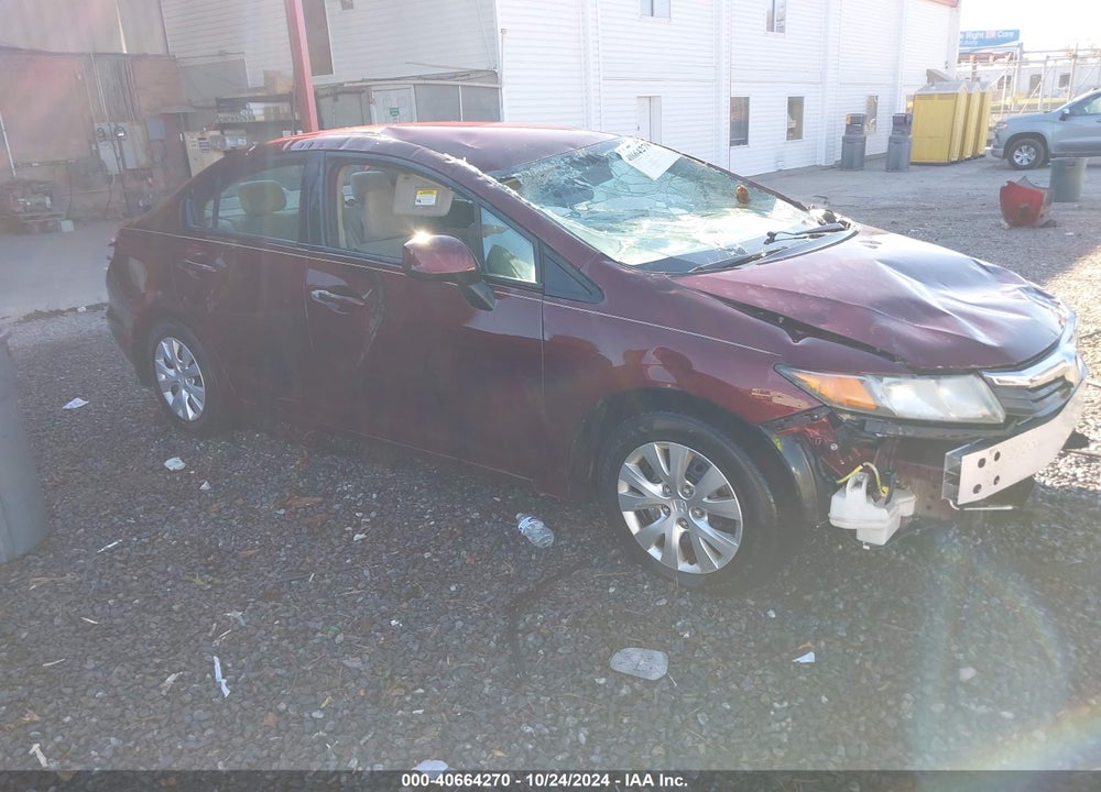 2012 HONDA CIVIC SDN LX VIN: 2HGFB2F51CH515416