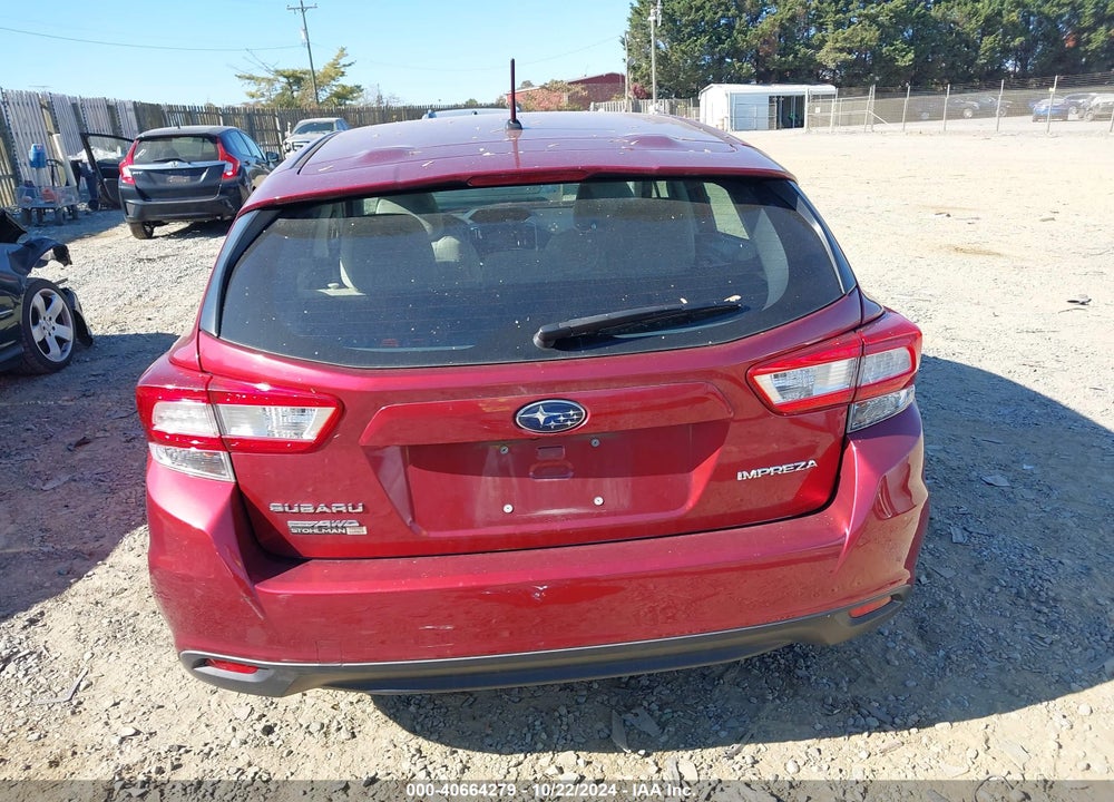 2019 SUBARU IMPREZA 2.0I VIN: 4S3GTAB63K3734128