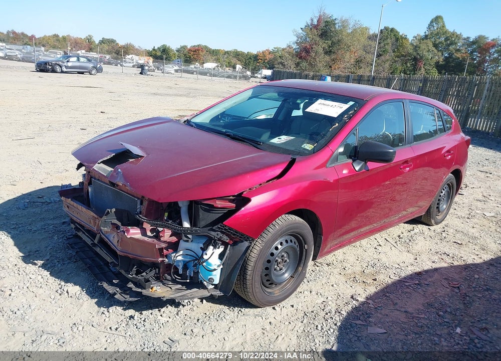 2019 SUBARU IMPREZA 2.0I VIN: 4S3GTAB63K3734128