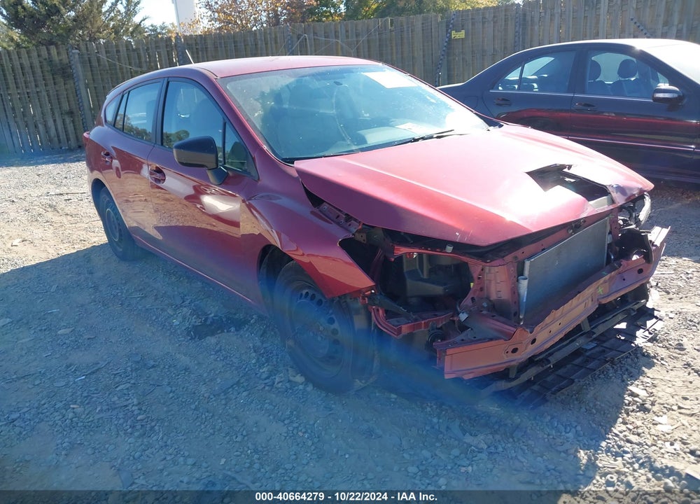 2019 SUBARU IMPREZA 2.0I VIN: 4S3GTAB63K3734128