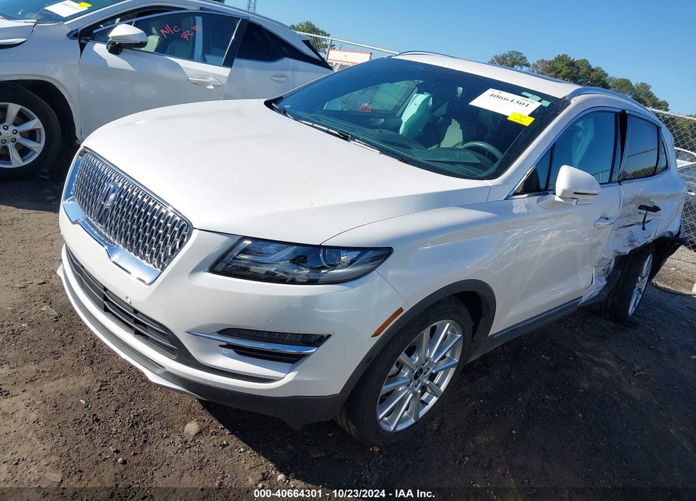 2019 LINCOLN MKC RESERVE VIN: 5LMCJ3C96KUL25374