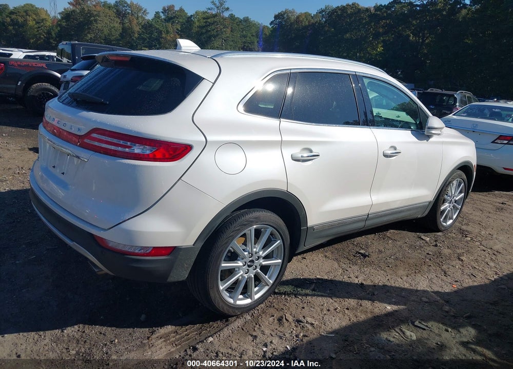 2019 LINCOLN MKC RESERVE VIN: 5LMCJ3C96KUL25374