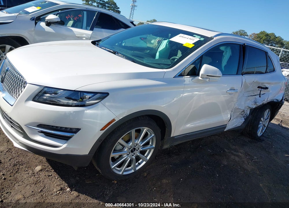 2019 LINCOLN MKC RESERVE VIN: 5LMCJ3C96KUL25374