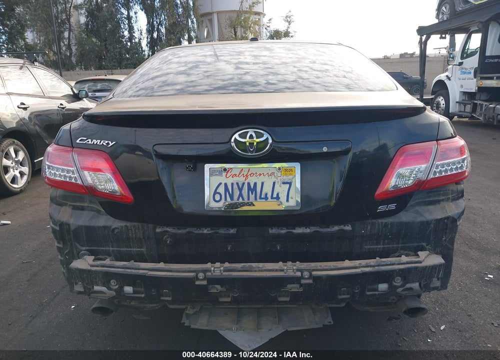 2011 TOYOTA CAMRY SE VIN: 4T1BF3EK6BU157266