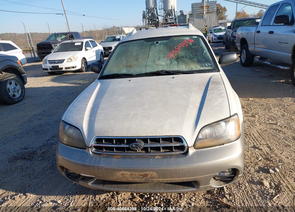 2002 SUBARU OUTBACK VIN: 4S3BH665627648251