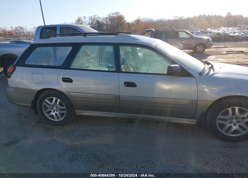 2002 SUBARU OUTBACK VIN: 4S3BH665627648251