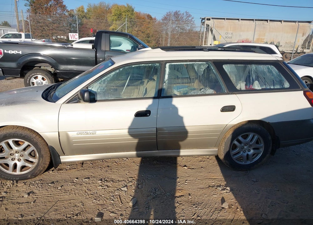 2002 SUBARU OUTBACK VIN: 4S3BH665627648251