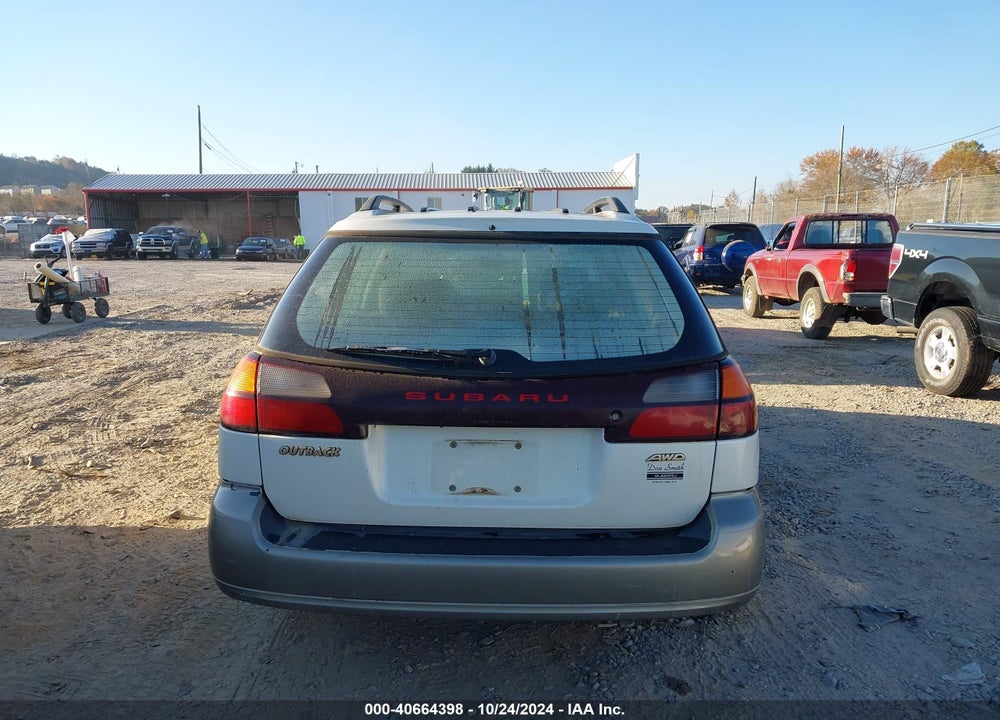 2002 SUBARU OUTBACK VIN: 4S3BH665627648251