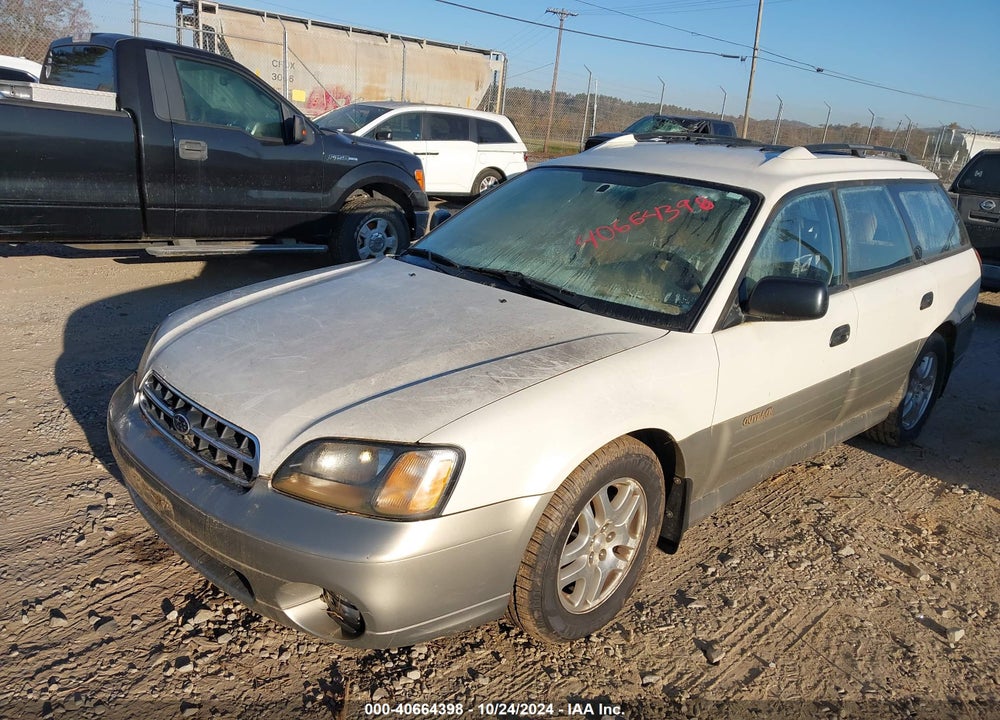 2002 SUBARU OUTBACK VIN: 4S3BH665627648251